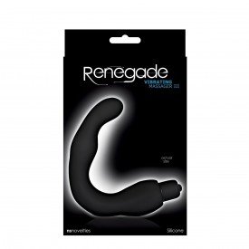 Чёрный массажёр простаты с вибрацией Renegade Vibrating Massager III