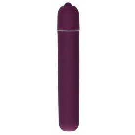 Фиолетовая вибропуля Bullet Vibrator Extra Long - 10,5 см.